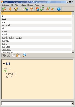 LingvoSoft Dictionary English <-> Turkish for Wind 1.8.33 screenshot